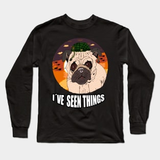 funny pug Long Sleeve T-Shirt